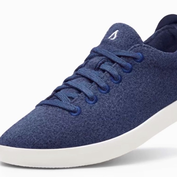 allbirds•Size 9•Men’s Wool Runners•Hazy Indigo w/ Blizzard Sole•VERY Gently Worn - Picture 2 of 13